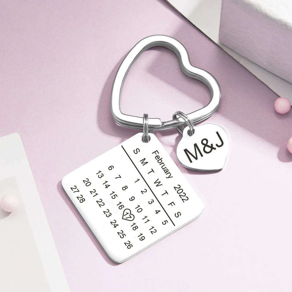 Keyring calendar hot sale