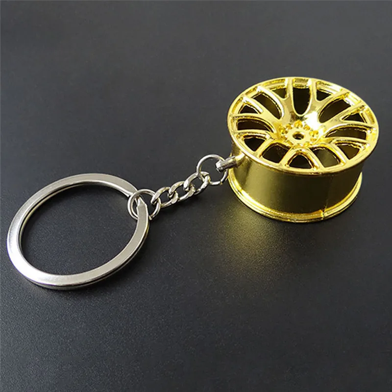 Car Rim Metallic Keychain