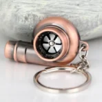 Exhaust Turbo Car Keychain