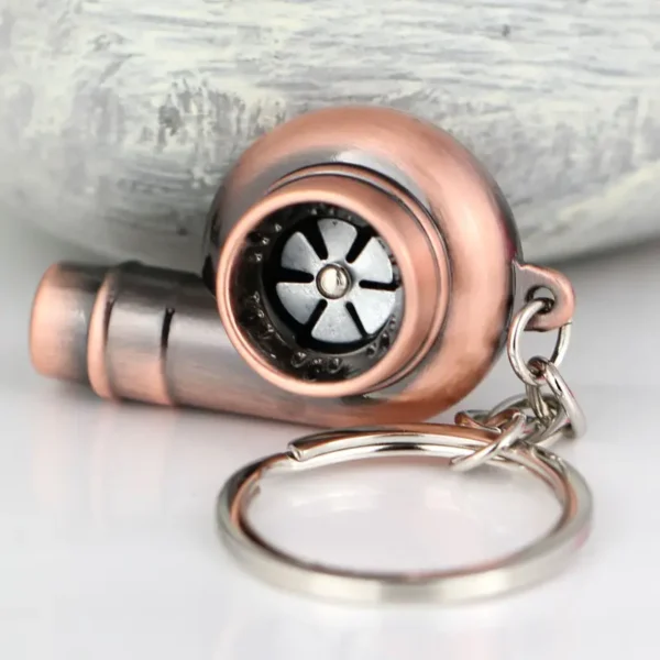 Exhaust Turbo Car Keychain